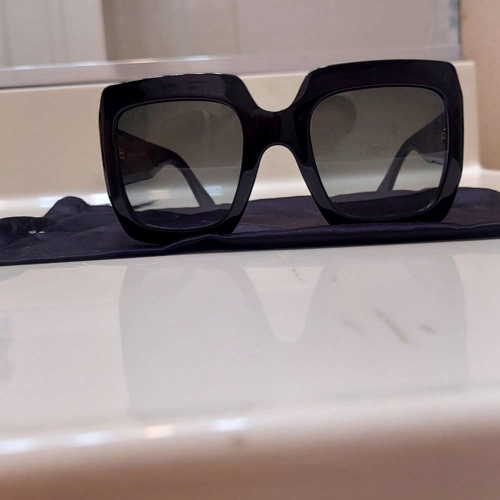 Gucci Dark Square Sunglasses